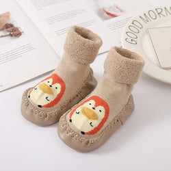 Toddler Socks With Rubber Soles -  cute designs