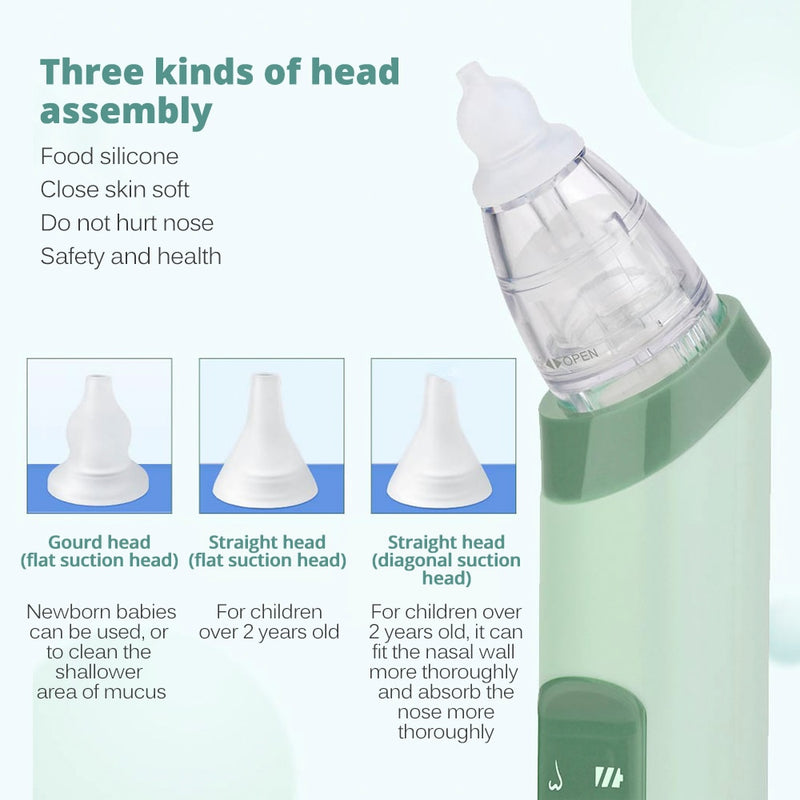 Baby Nasal Aspirator -  Adjustable suction Nose Cleaner.